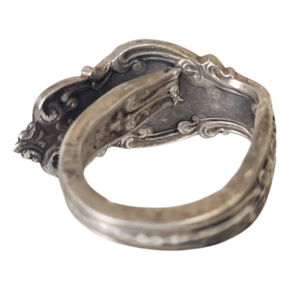 Rogers & Hamilton Antique Spoon Ring - Picture 2 of 4